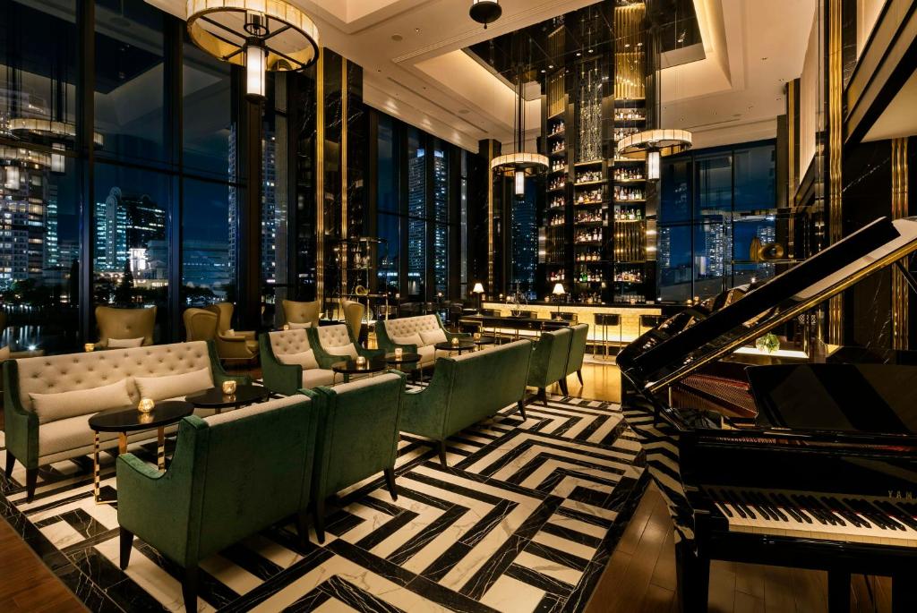 Posezení v ubytování Hilton Yokohama