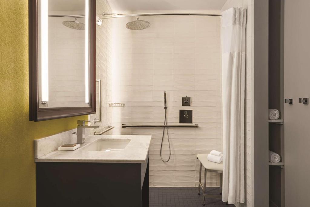 Koupelna v ubytování Hilton Motif Seattle