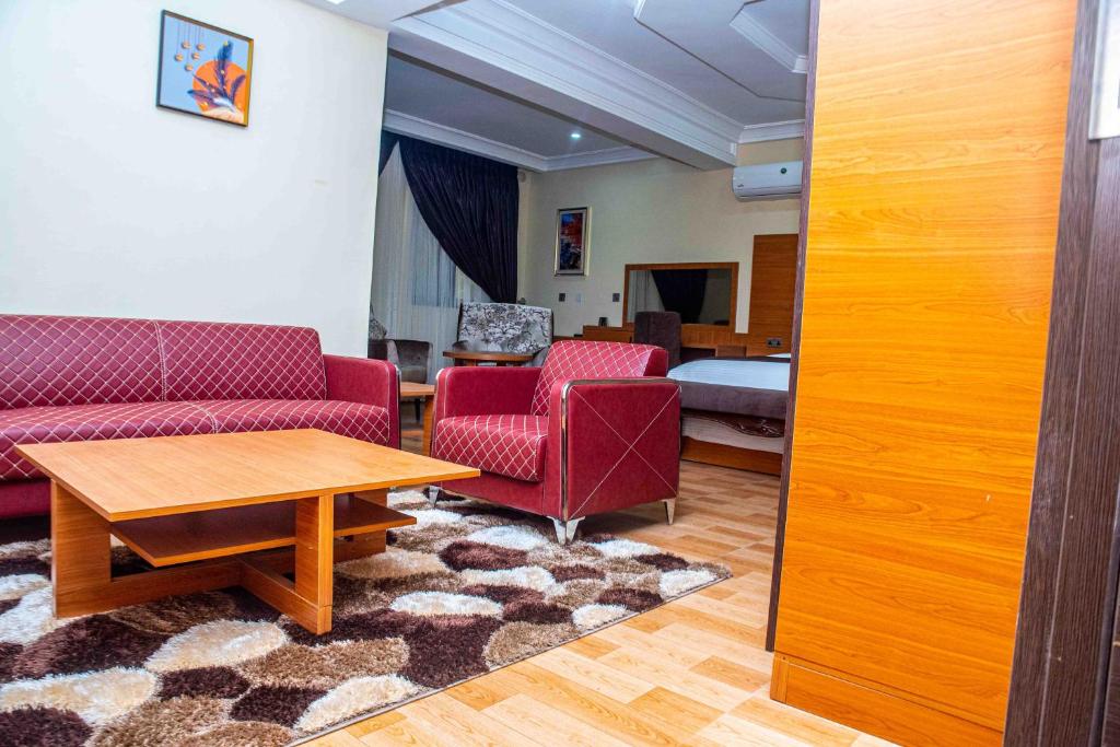 Χώρος καθιστικού στο Otk's Apartment