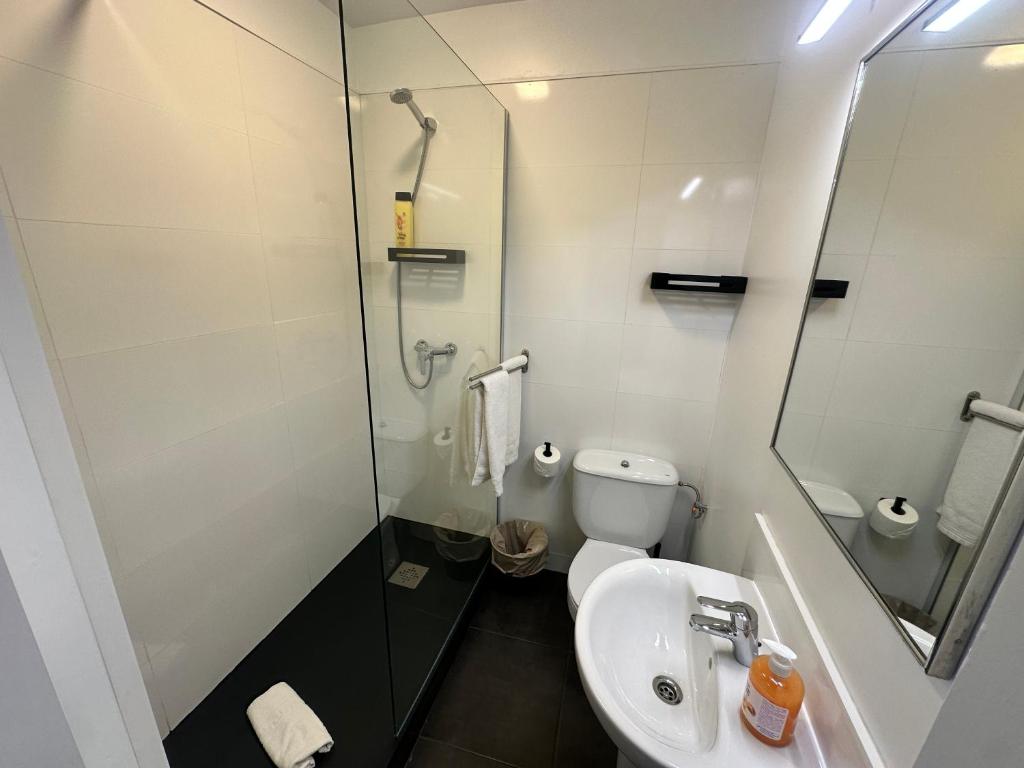 Kúpeľňa v ubytovaní Hostal ARS