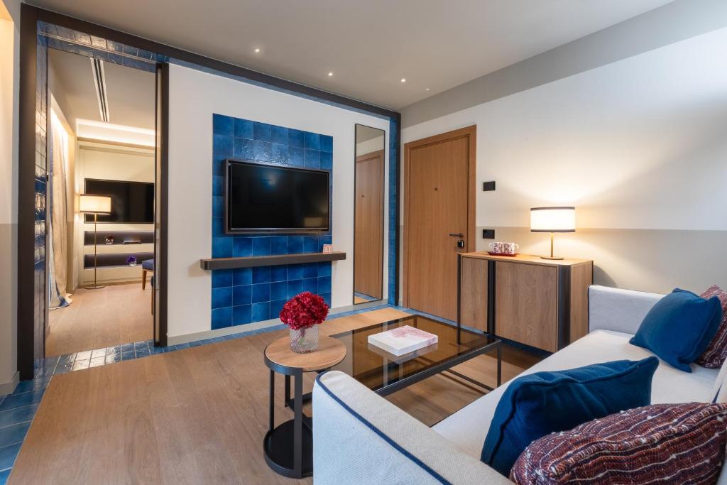 TV a/nebo společenská místnost v ubytování Ara Maris Hotel & Spa
