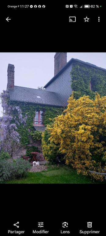 Zahrada ubytování Les chambres d'hôtes Le Val d'Honfleur