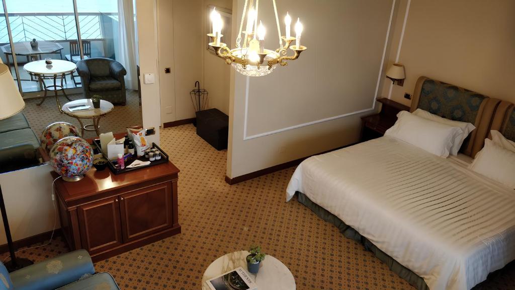Posteľ alebo postele v izbe v ubytovaní Grand Hotel Del Mare Resort & Spa