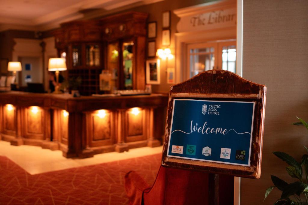 Certifikát, hodnocení, plakát nebo jiný dokument vystavený v ubytování Celtic Ross Hotel & Leisure Centre
