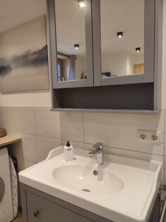 Koupelna v ubytování Moarhof Ferienwohnung2