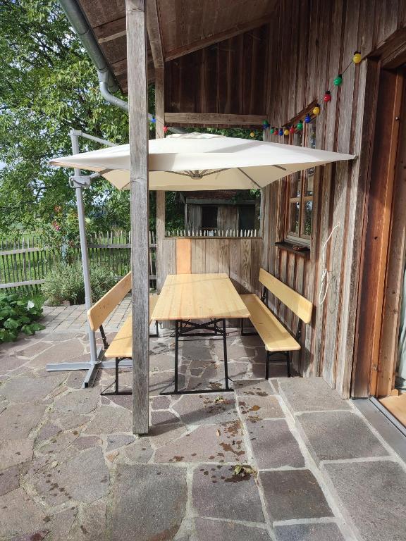 Balkón nebo terasa v ubytování Moarhof Ferienwohnung2