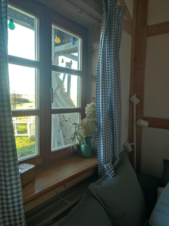 Posezení v ubytování Moarhof Ferienwohnung2