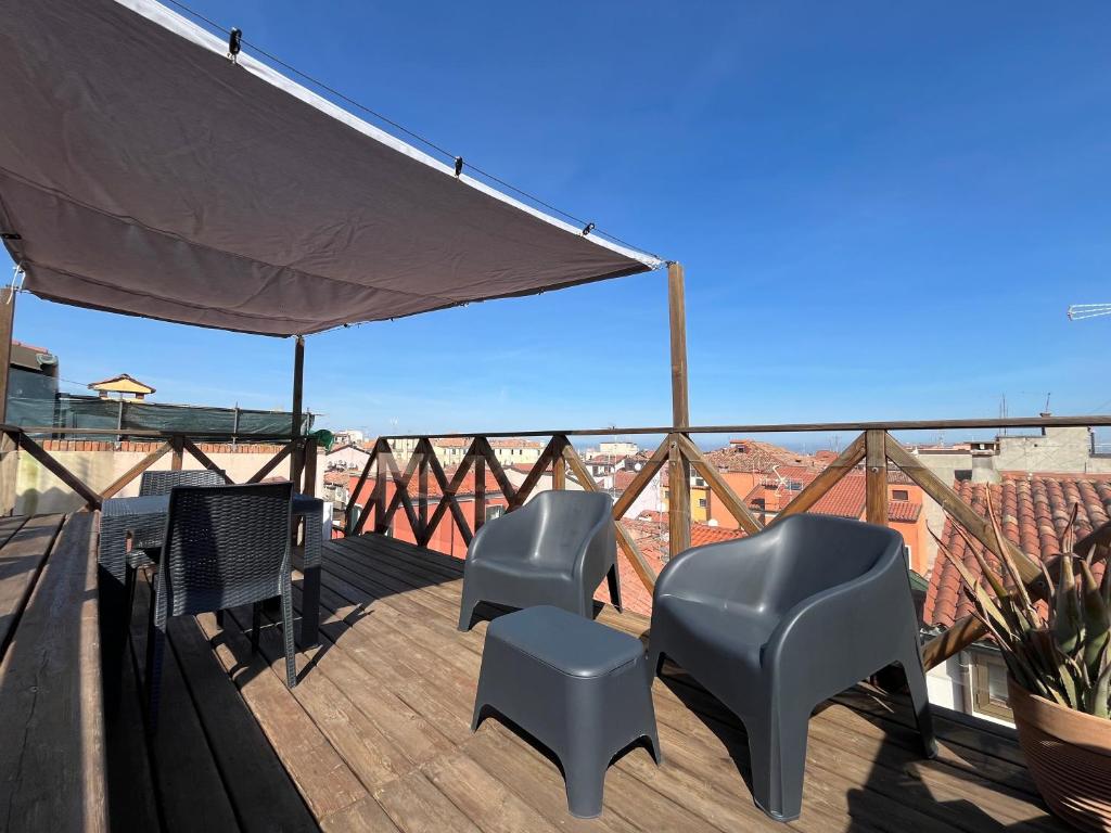 Balkon lub taras w obiekcie Altana Deluxe Apart