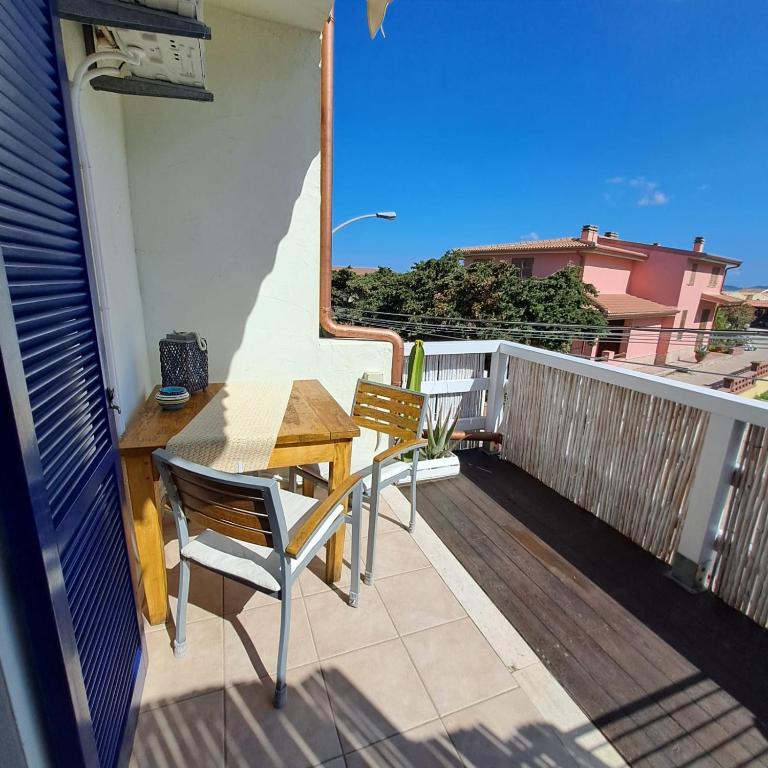 A balcony or terrace at L'Ancora La Ciaccia