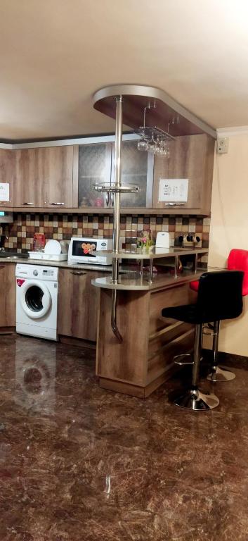 Kuchyň nebo kuchyňský kout v ubytování Asine Yerevan
