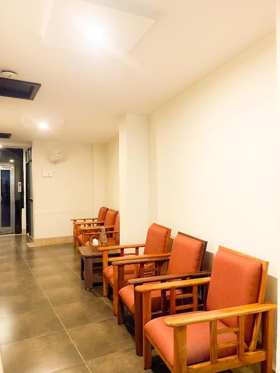Posezení v ubytování Shree Residency