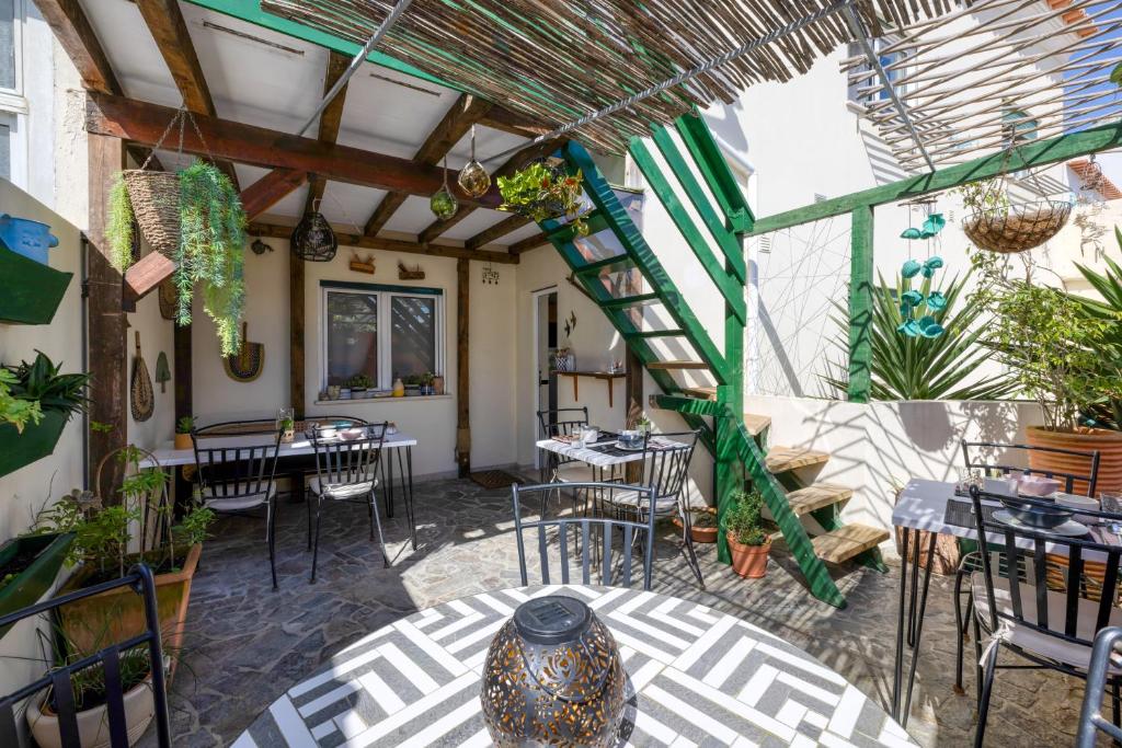 Balkón nebo terasa v ubytování Pillows Peniche B&B