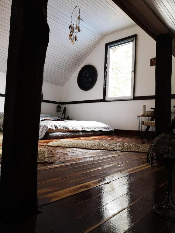 Letto o letti in una camera di Solarna Eko Vila
