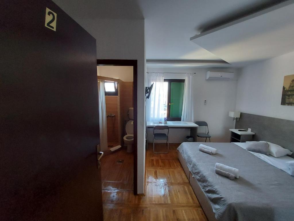 Posteľ alebo postele v izbe v ubytovaní Villa Matea - Vir
