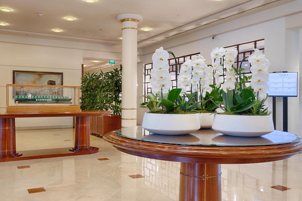 Vstupní hala nebo recepce v ubytování Evergreen Laurel Hotel