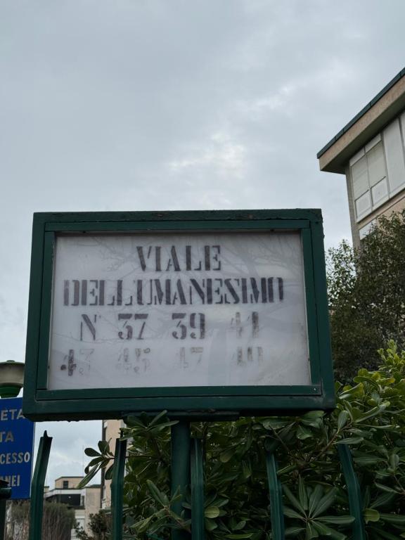 a sign that reads valley united immigrantsitution at Umanesimo Resort Apartment in Rome