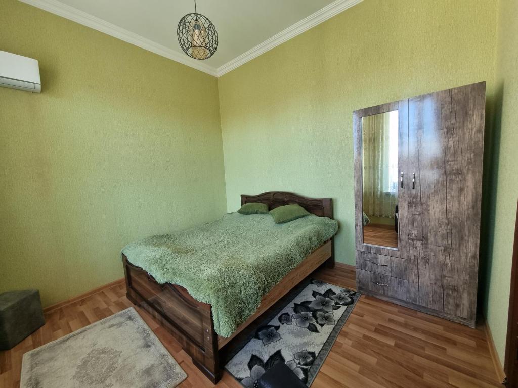 Postel nebo postele na pokoji v ubytování Latvji
