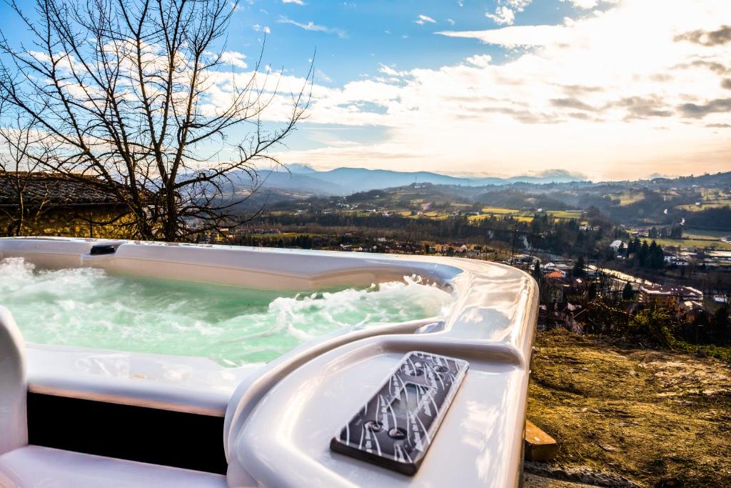 Nespecifikovaný výhled na hory nebo výhled na hory při pohledu z bed and breakfast