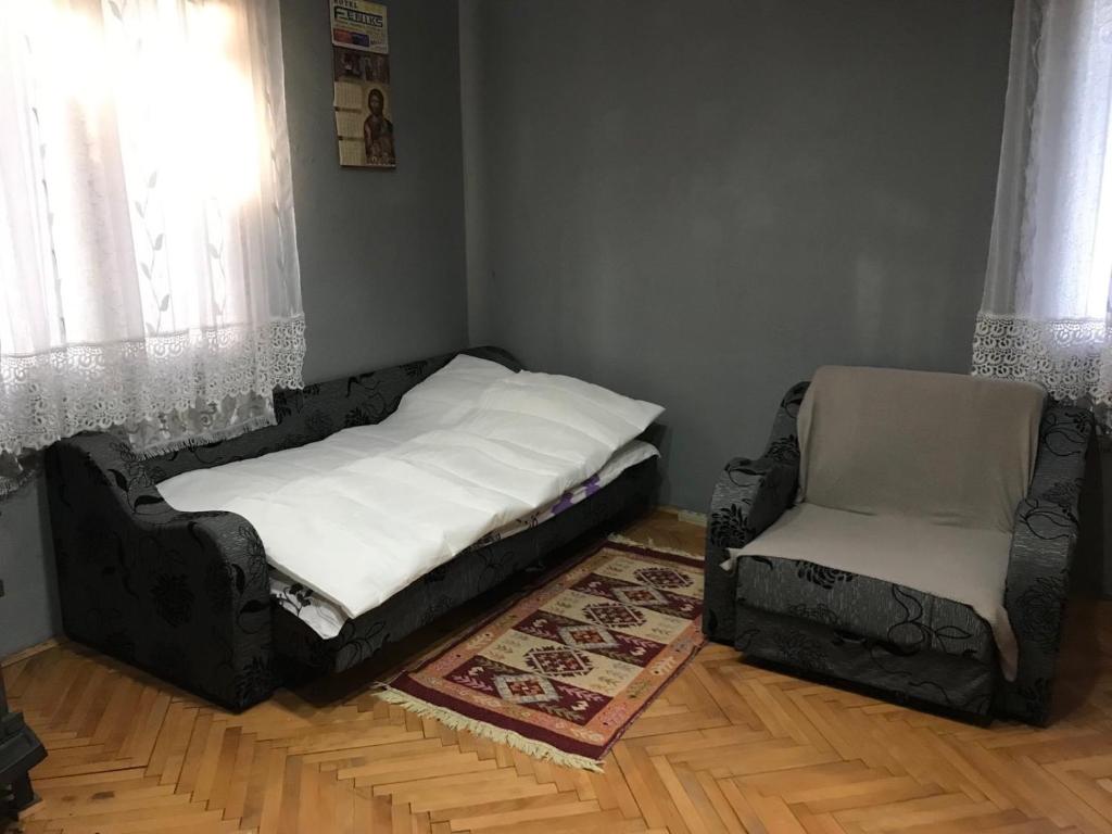 Postel nebo postele na pokoji v ubytování Vikendica DUNAV Vinci