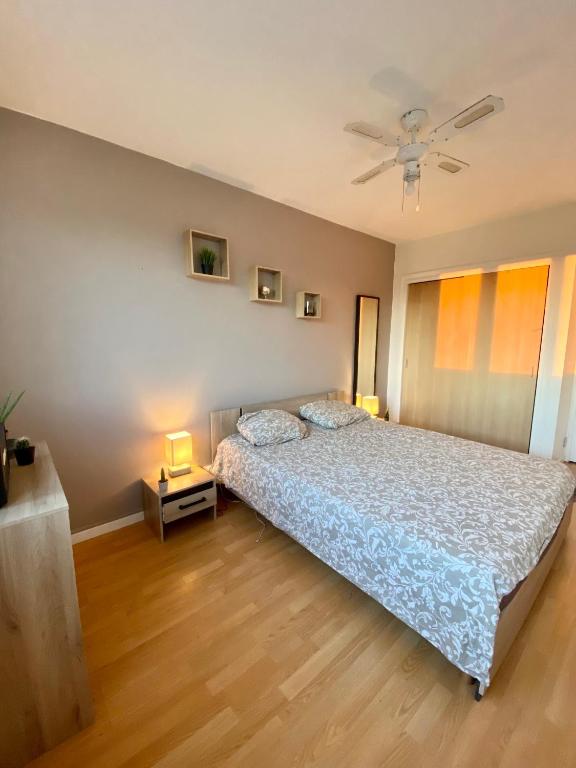 Postel nebo postele na pokoji v ubytování Le paisible