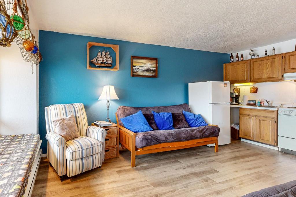 Kuchyň nebo kuchyňský kout v ubytování Neskowin Resort Unit #203