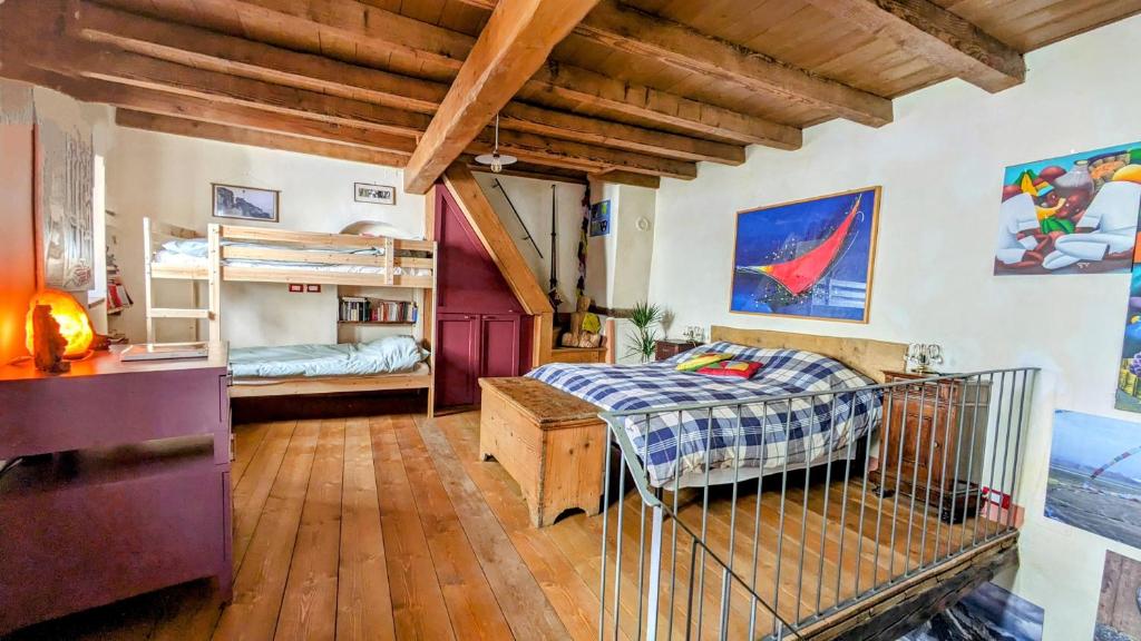 Postel nebo postele na pokoji v ubytování B&B Piccolo Tibet