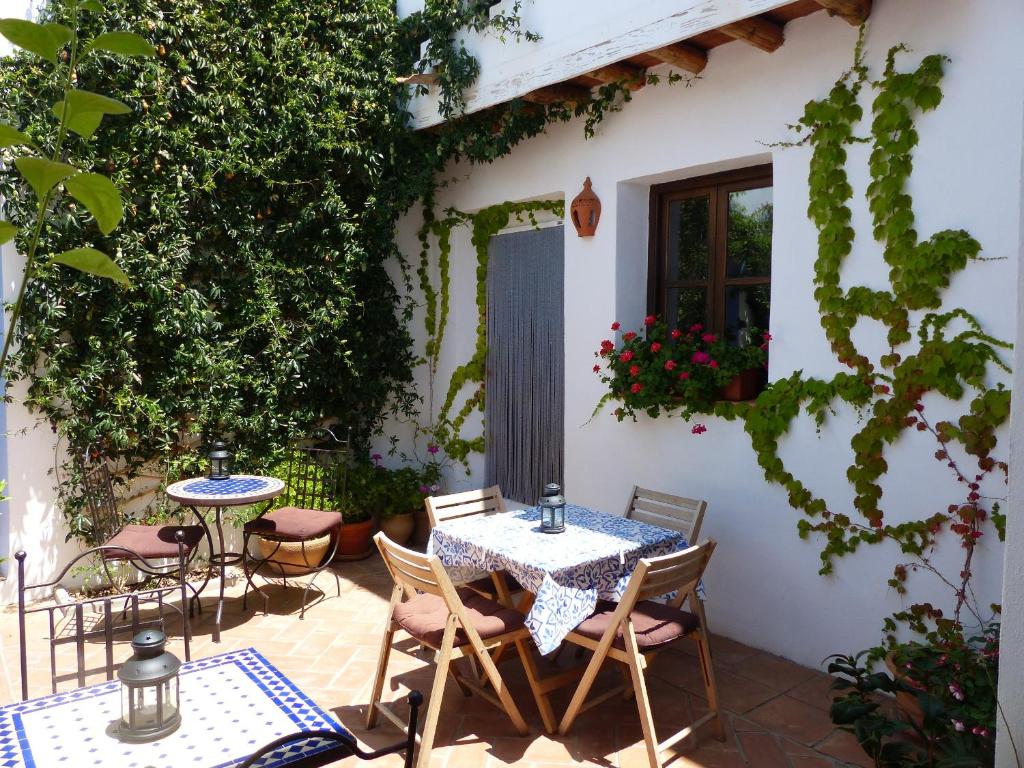 Patio nebo venkovní prostory v ubytování Casita de la Vaca