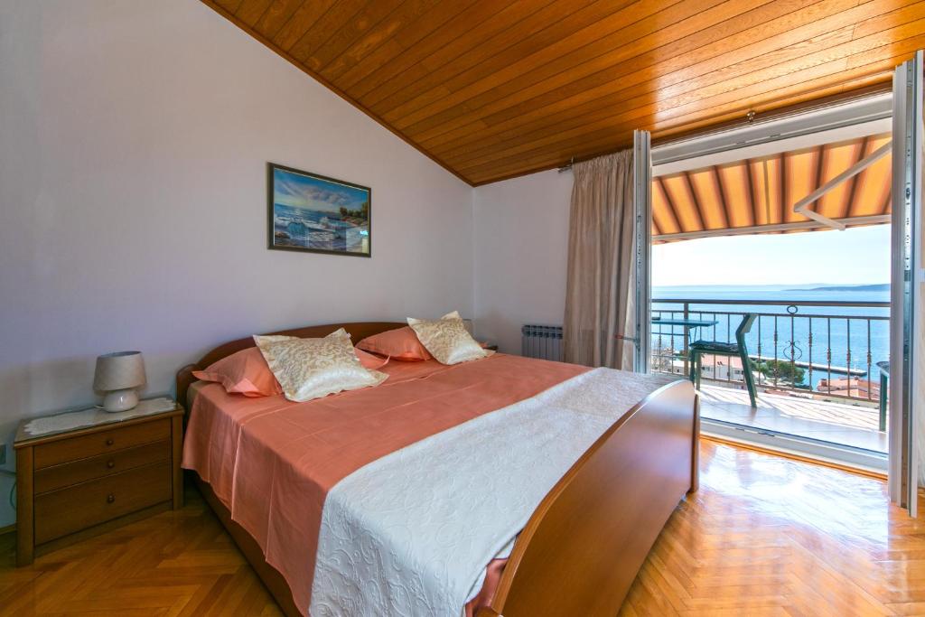 Postel nebo postele na pokoji v ubytování Guest house Lenka