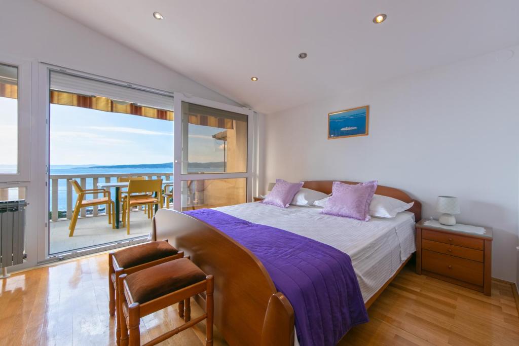 Postel nebo postele na pokoji v ubytování Guest house Lenka