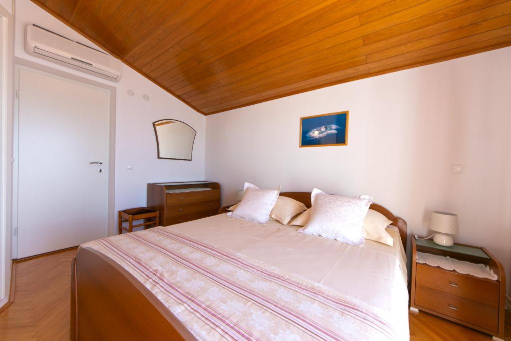 Postel nebo postele na pokoji v ubytování Guest house Lenka