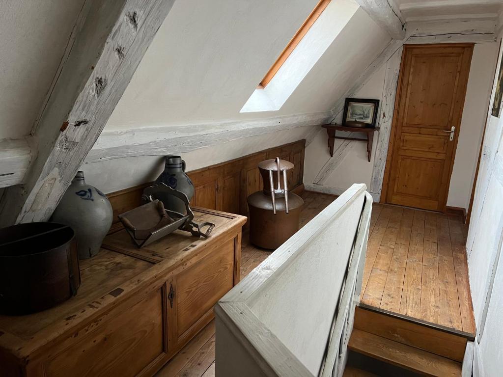 Posezení v ubytování Gîte du Brocanteur