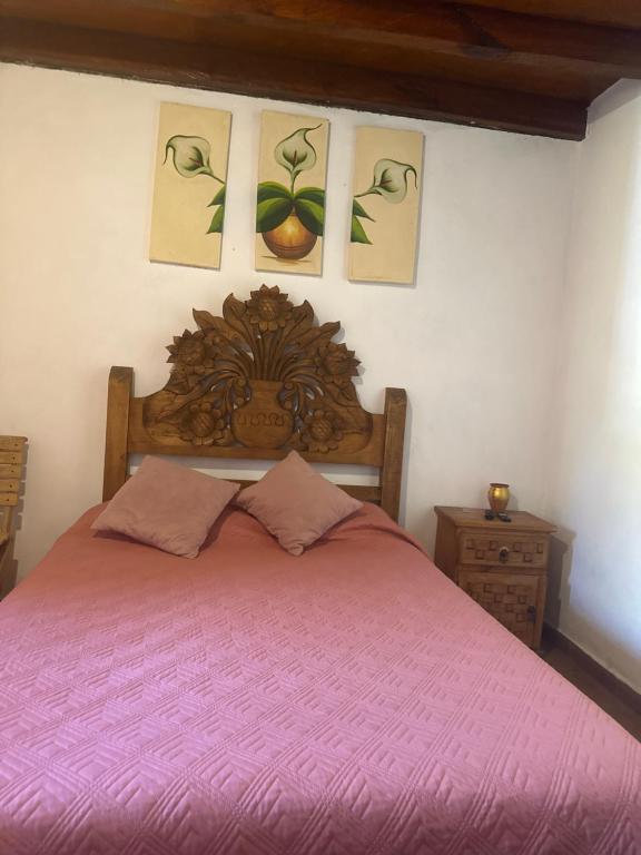 Postel nebo postele na pokoji v ubytování Hotel del Pozo