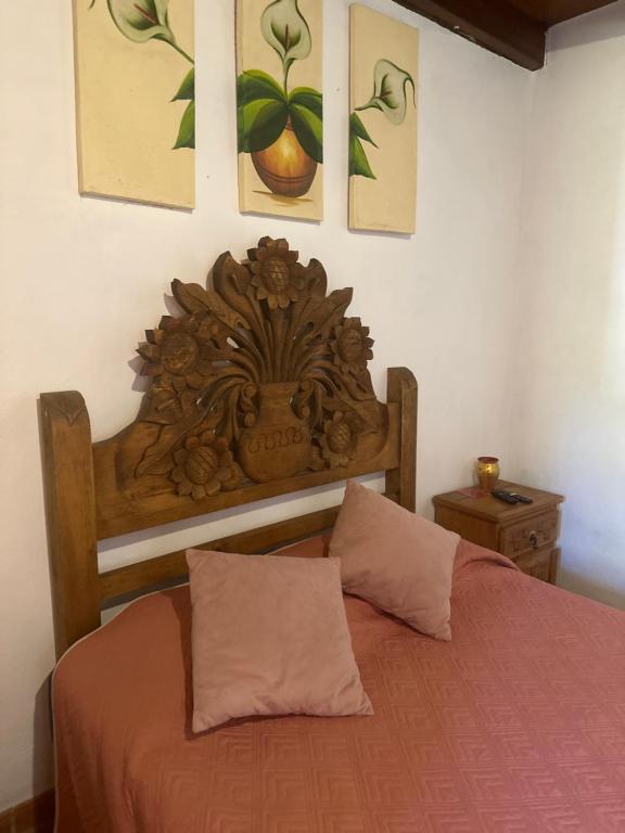 Postel nebo postele na pokoji v ubytování Hotel del Pozo