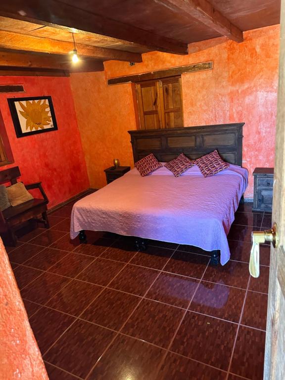 Postel nebo postele na pokoji v ubytování Hotel del Pozo