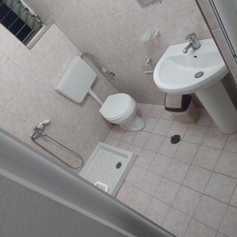 Koupelna v ubytování Hostel Casa Mia SR
