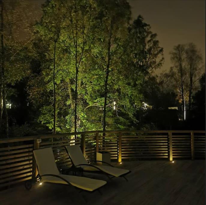 Zahrada ubytování Family friendly Villa with sauna in the nature