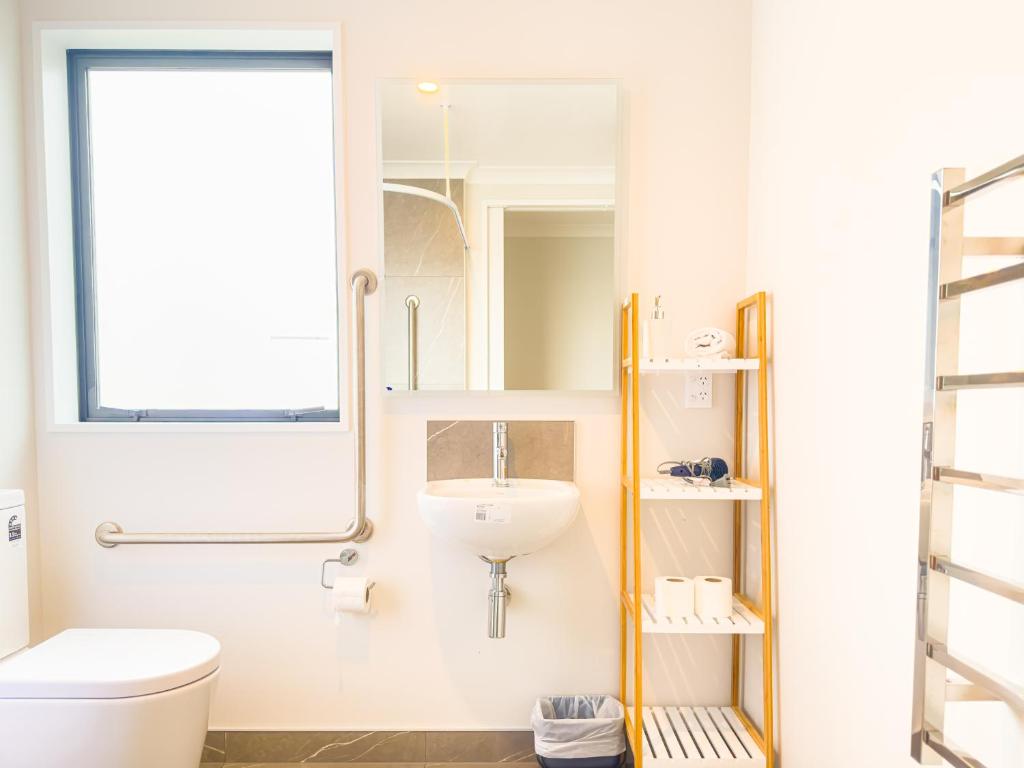 Koupelna v ubytování Whetu Whiti Apartment