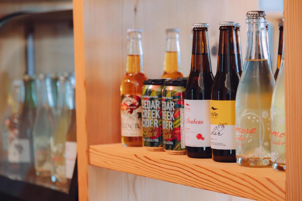 Nápoje v ubytování Cider Barn &more