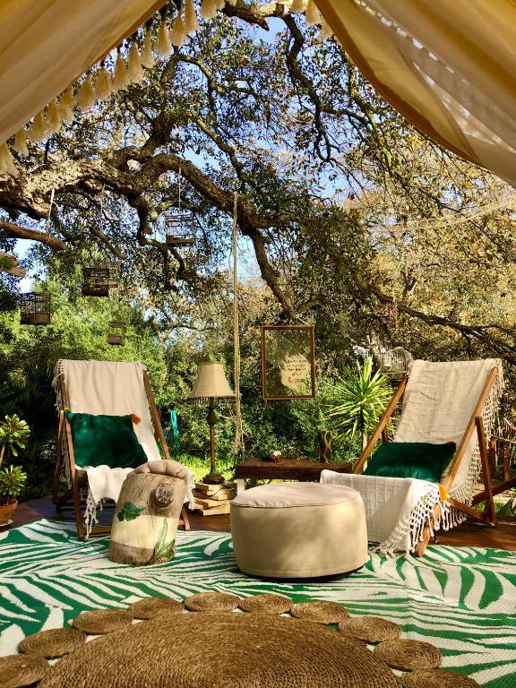 Vonkajšia záhrada v ubytovaní Glamping - La Casa del Piano