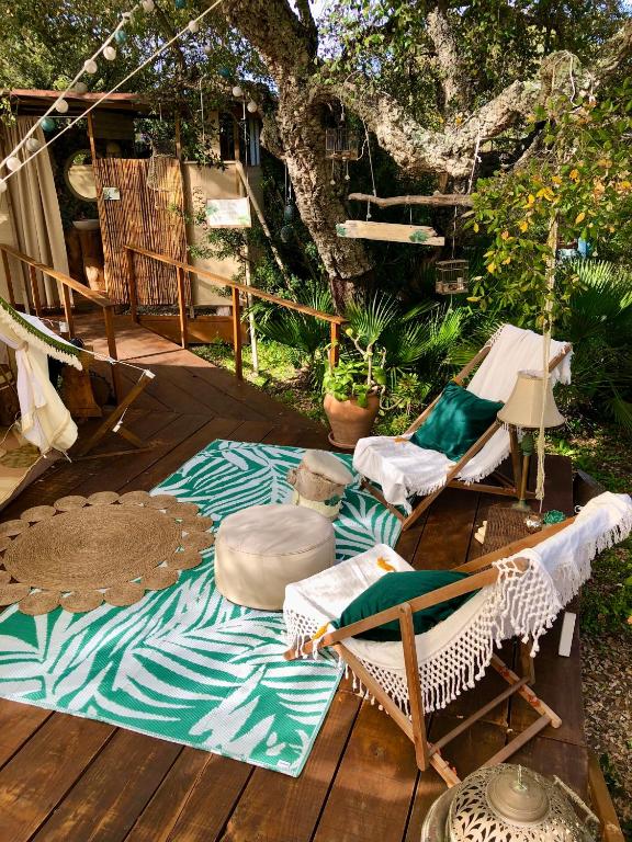 Vonkajšia záhrada v ubytovaní Glamping - La Casa del Piano