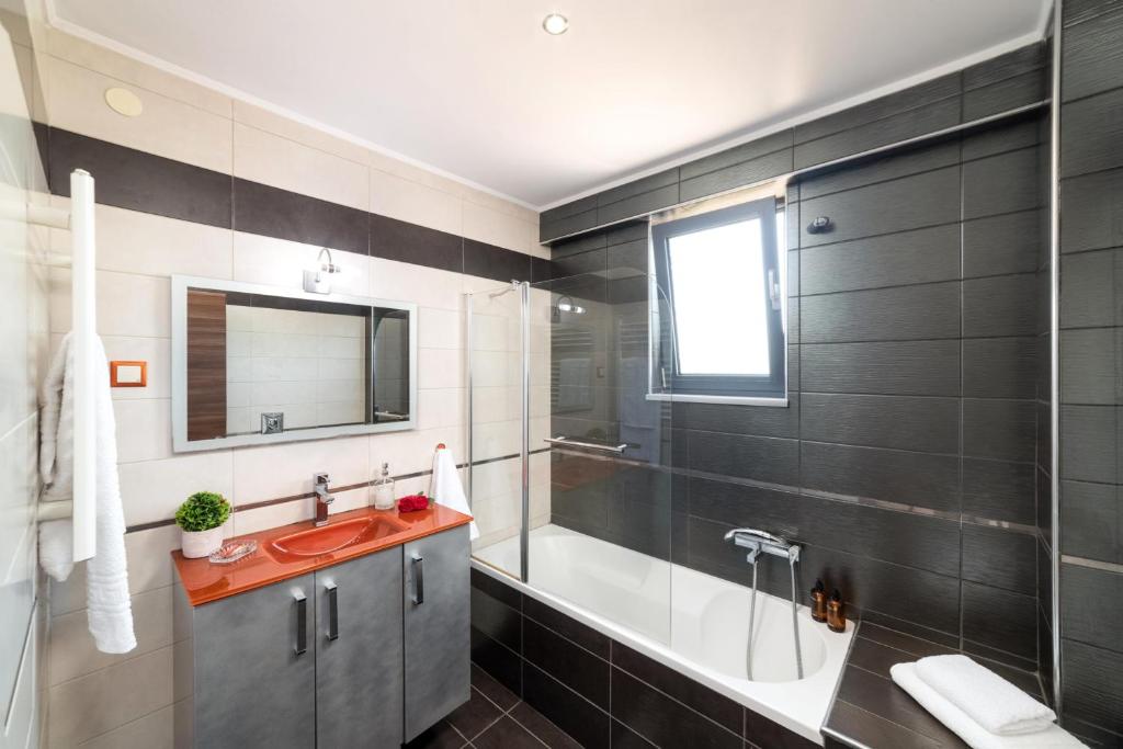 Kúpeľňa v ubytovaní Villa Gianta