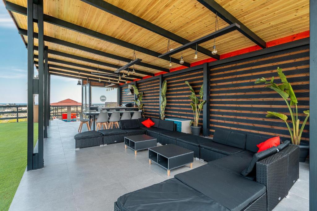 Posezení v ubytování Paramithia Villa