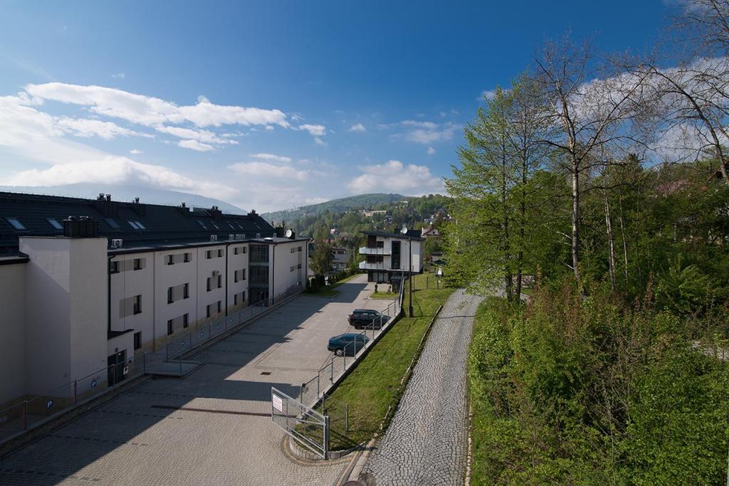 Nespecifikovaný výhled na hory nebo výhled na hory při pohledu z apartmánu