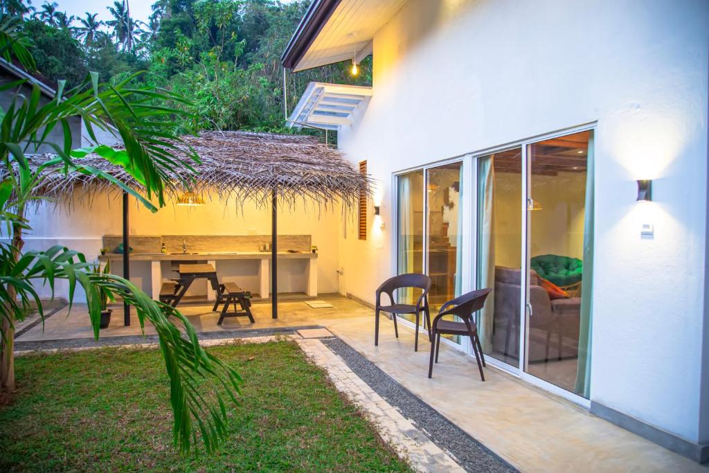 Patio nebo venkovní prostory v ubytování Villa DK