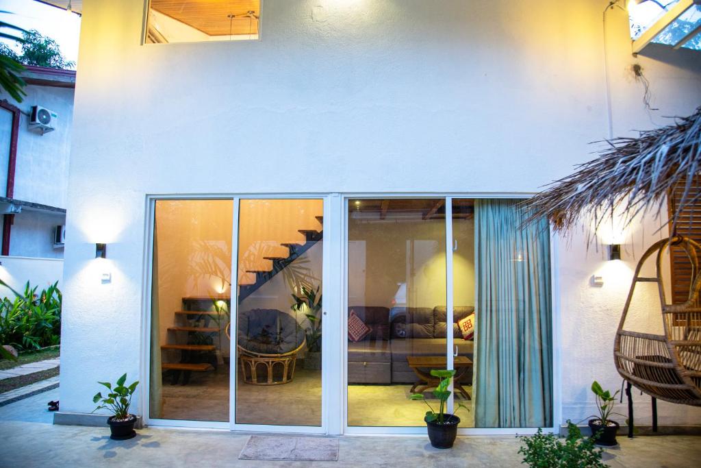 Patio nebo venkovní prostory v ubytování Villa DK