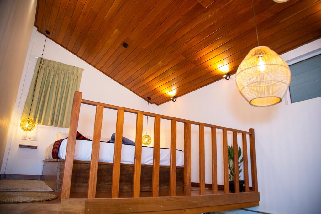 Postel nebo postele na pokoji v ubytování Villa DK