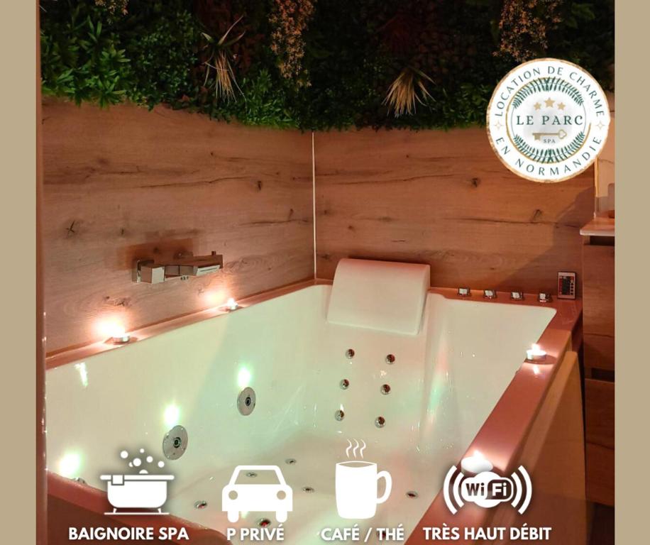 Gambar di galeri bagi Le Parc, logement de charme avec SPA privatif - LE HAVRE di Le Havre