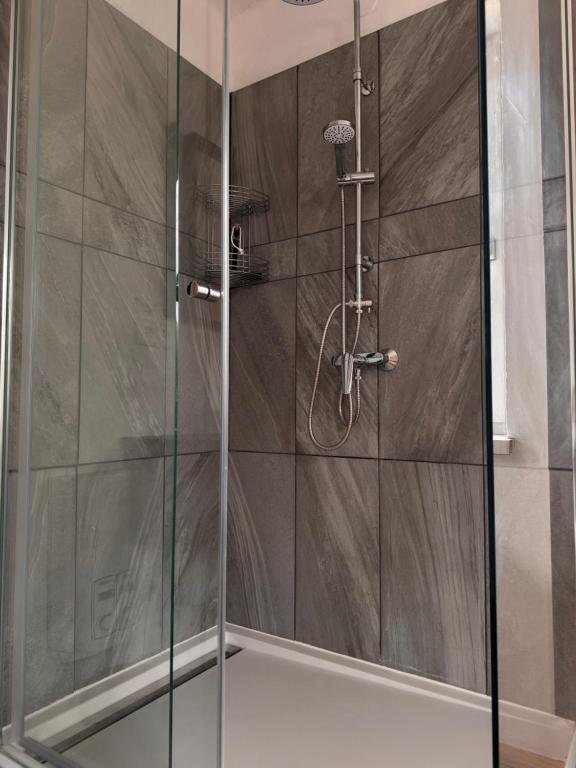 Vannituba majutusasutuses Ferienwohnung, nahe dem Faaker See