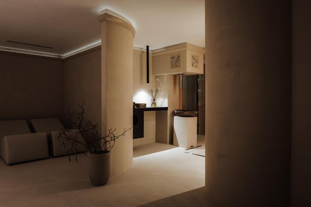 Kuchyň nebo kuchyňský kout v ubytování Hotel Slatina Superior