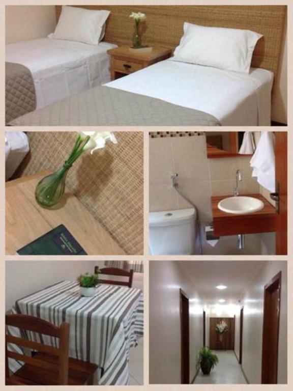 Postel nebo postele na pokoji v ubytování Hotel Pousada La Belle